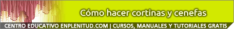C&oacute;mo hacer cortinas y cenefas