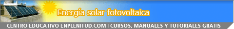 Energ&iacute;a solar fotovoltaica