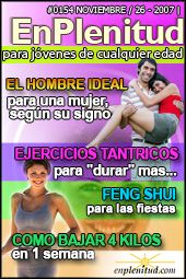 
Como bajar 4 kilos en 1 semana 
El hombre ideal para una mujer, según su signo
Feng Shui para las fiestas
Ejercicios tantricos para 